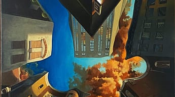 Surreal Estate oilpainting olieverf schilderij