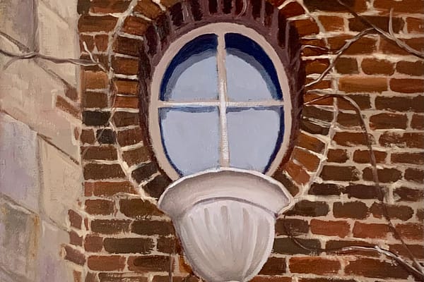 Haarlem window oil on panel