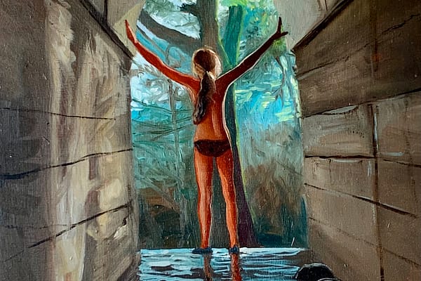 oilpainting thaleia sierra de gredos