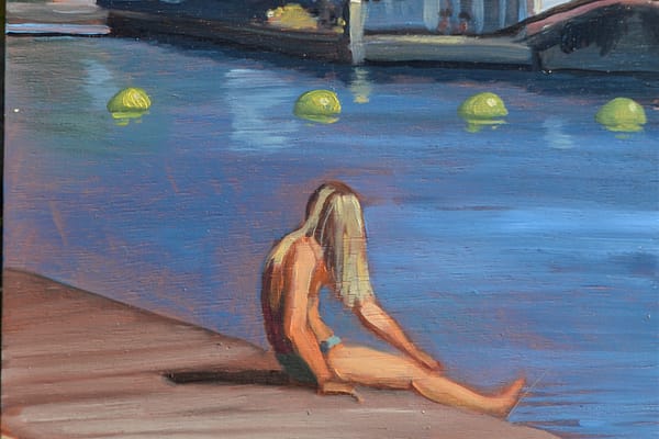 Mathilde aan de waterkant