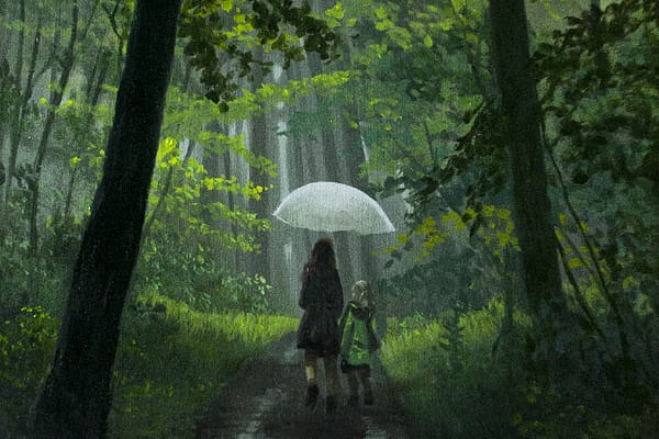 Regen in de Ardennen