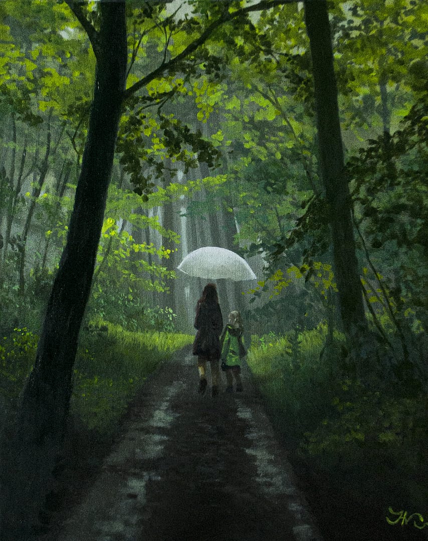 Regen in de Ardennen